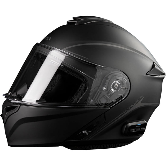 SENA Outrush R Solid Helmet (X-Large, Matte Black)