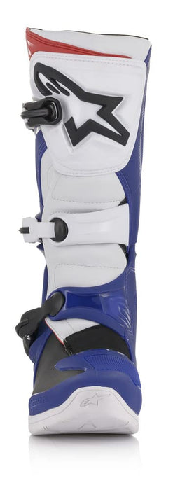 Alpinestars 2013018-723-6 Tech 3 Boots Blue/White/Red Sz 06