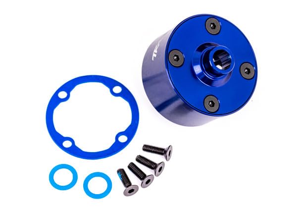 Traxxas 9581X - Aluminum Differential Carrier Blue