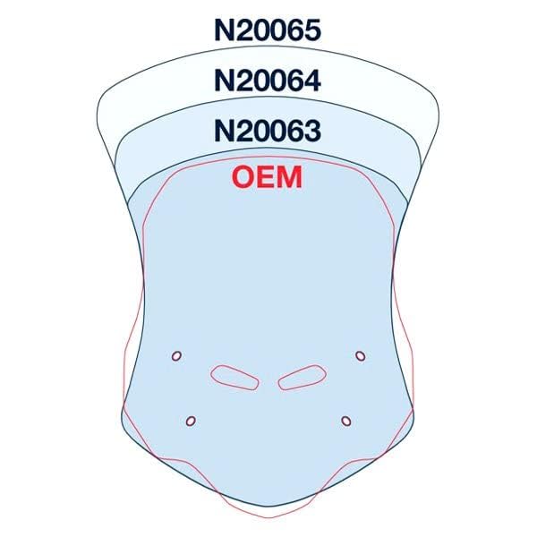 National Cycle VStream Aeroacoustic Windshield Fits Honda