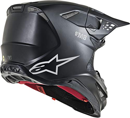 Alpinestars 8301319-4184-XS S.Tech S-M8 Triple Helmet Orange/Grey/Black Xs