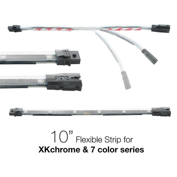 XK Glow 10in Multi Color Flexible Strip for XKchrome & 7 Color Series XK-4P-S-10