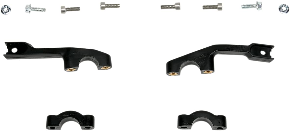 Acerbis 2097190001 MX Vented Uniko Black Replacement Mount Kit