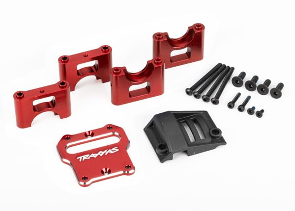 TRAXXAS SLEDGE Mount center differential carrier 6061-T6 aluminum RED