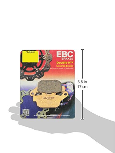 EBC Brakes FA496HH Disc Brake Pad Set, Black, 1x1x1