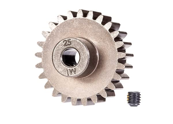 Traxxas 6492X Gear 25-T Pinion (1.0 Metric Pitch) (Fits 5mm shaft)/ Set Screw