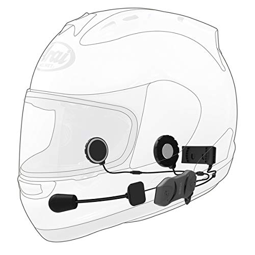 Sena 10R Low Profile Motorcycle Bluetooth Communication System W/O Handlebar Remote 10R-01