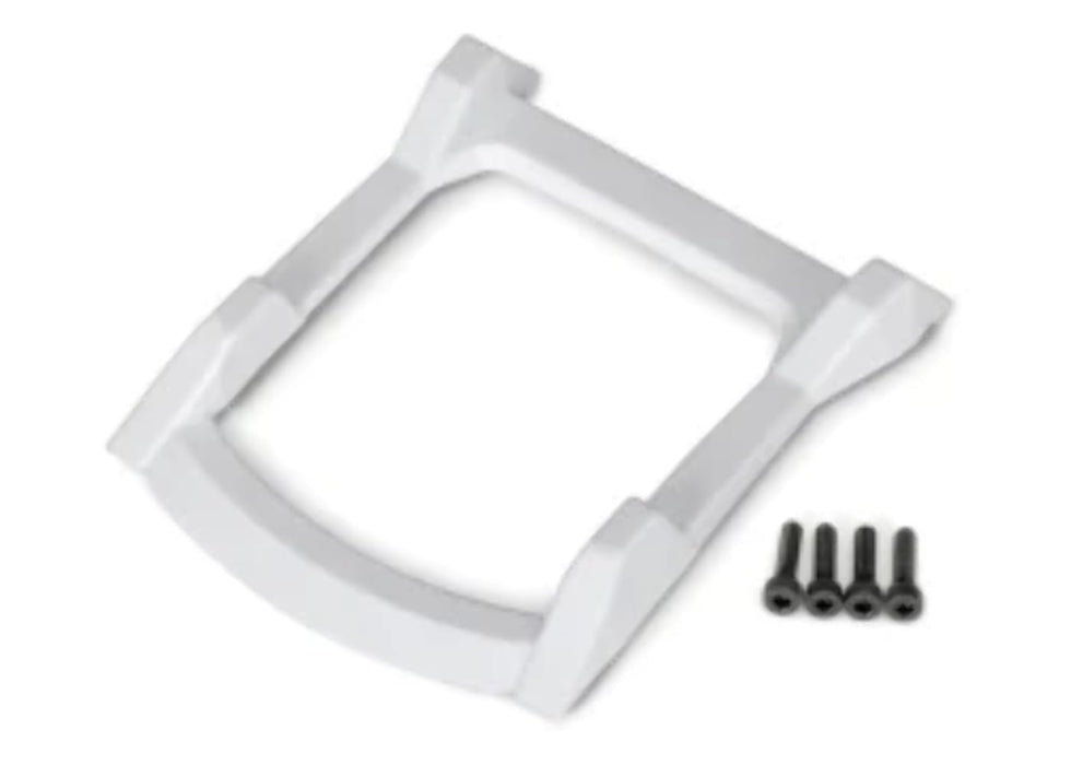 Traxxas 6728A - Skid Plate roof (Body) (White)/ 3x12 CS (4)