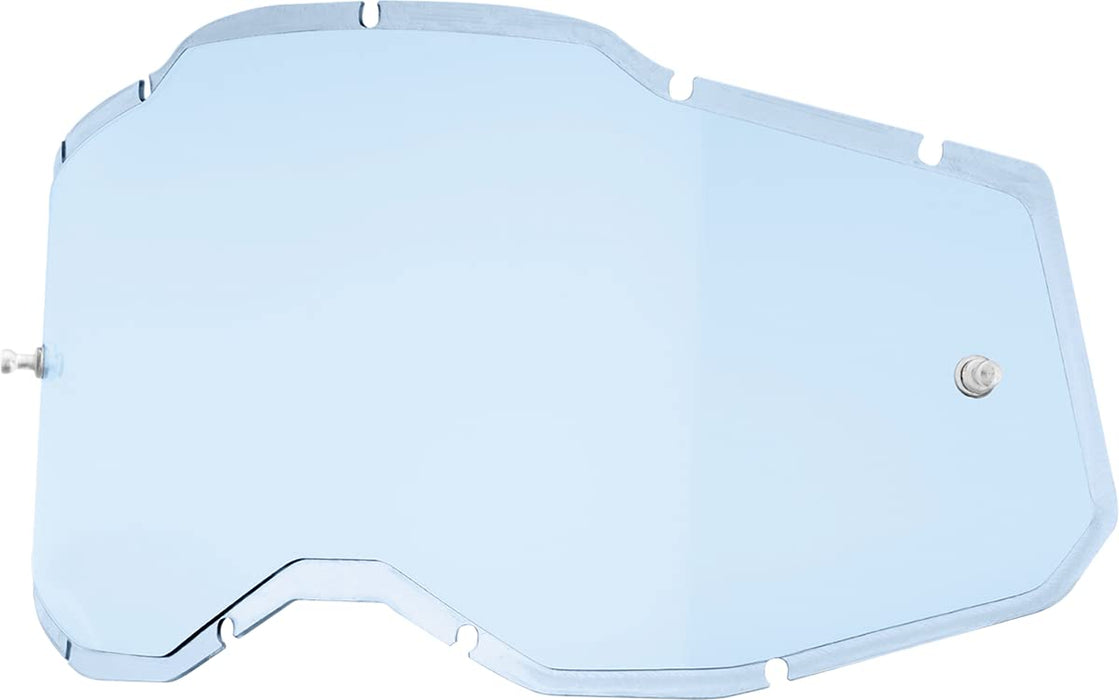 100% Goggle PLUS Replacement Lens - Injected - Compatible with Racecraft 2, Accuri 2, and Strata 2 Goggles