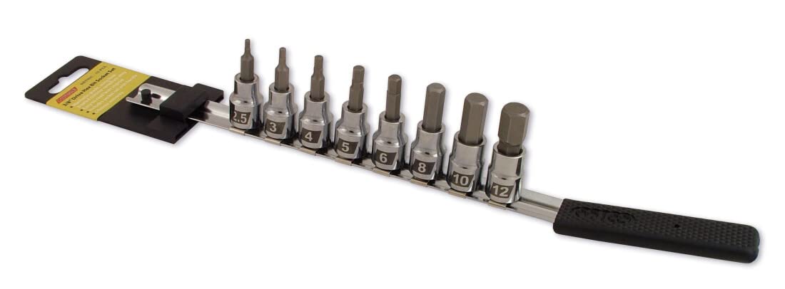 Cruztools 8 Piece Hex Bit Set (Assorted/Metric)