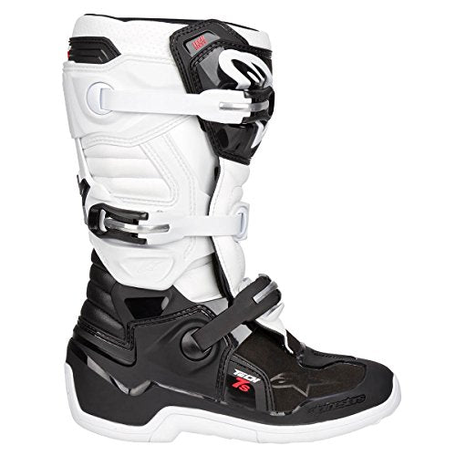 Alpinestars Youth Tech 7S Motocross Boot, Black/White, 6