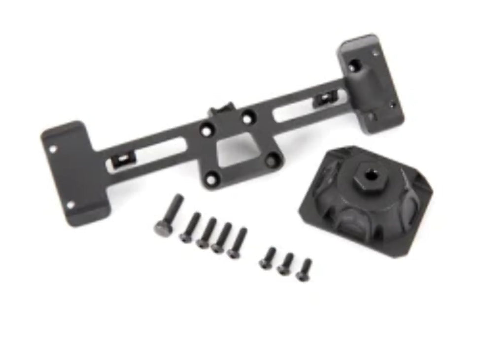 Traxxas 9219 Spare tire Mount/ mounting Bracket/ 3x8 BCS (3)/ 3x12 BCS (4)/ 4x15mm hex Bolt (fits #9211 Body)