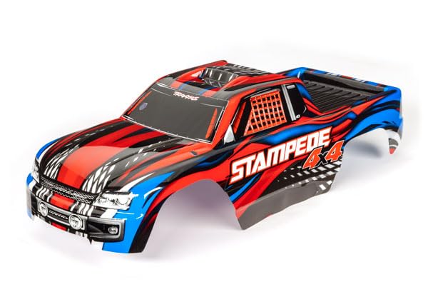 Traxxas 6729R Body Stampede 4X4 Red (Painted Decals Applied)