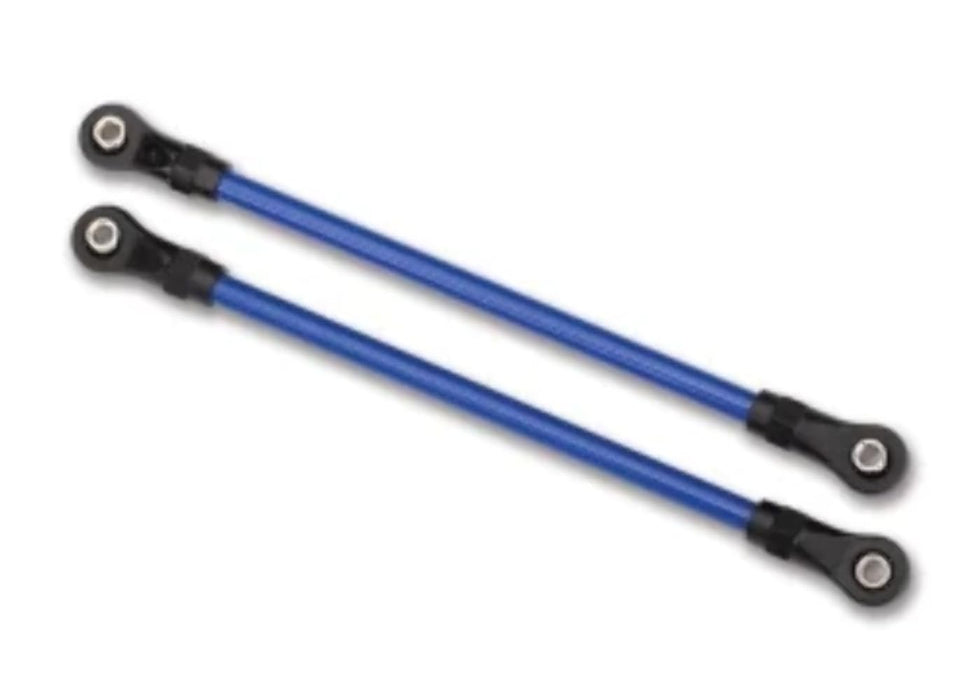 Traxxas TRA8145X Suspension links rear lower blue (2) (5x115mm powder coated steel)