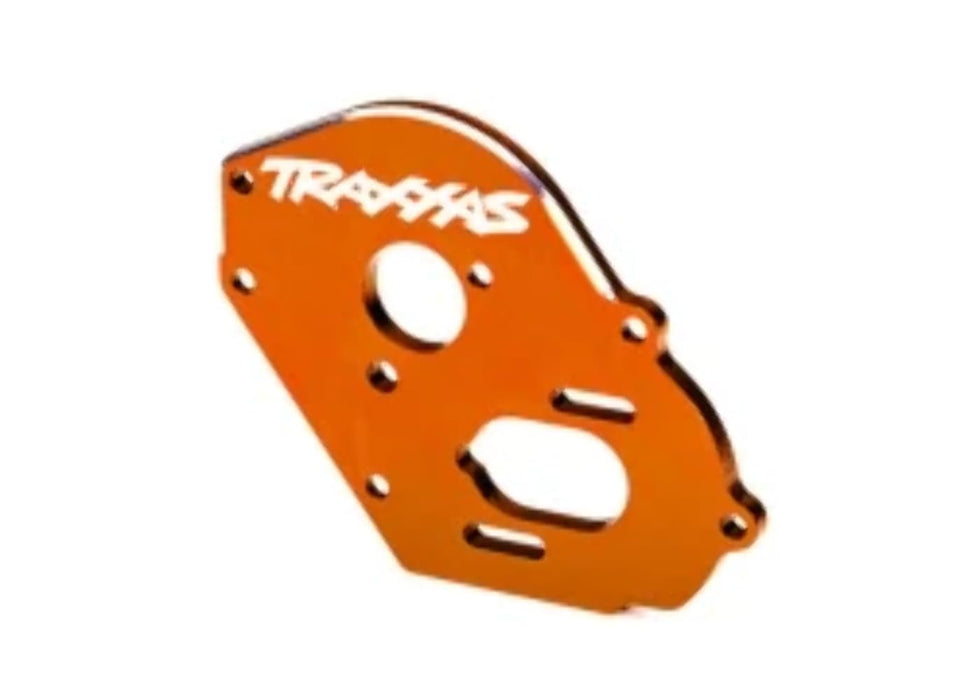 Traxxas 9490A Plate Motor Orange (4Mm Thick) (Aluminum)/ 3X10Mm Cs with Split and Flat Washer (2)