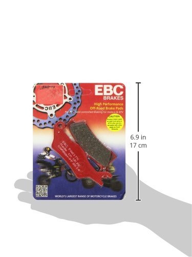 EBC Brakes FA617X Carbon X Series Disc Brake Pad, Black, One-Size