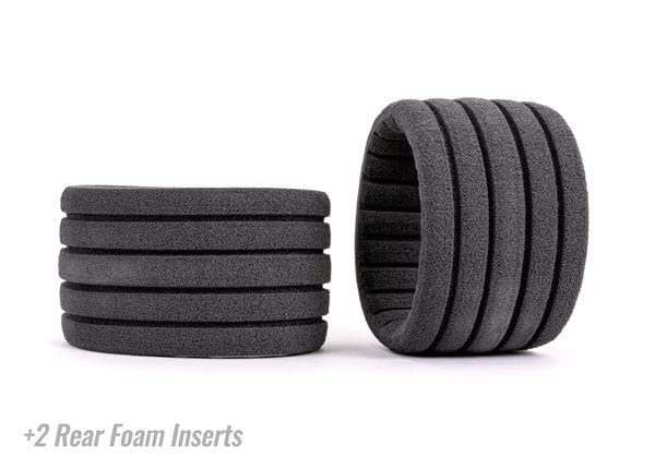 Traxxas Tire Inserts Rear +2 Firmness for 9475 Rear Tires 9469X