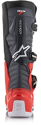 Alpinestars 2012014-5301-8 Tech 7 Boots Yellow/Red/Grey Sz 08