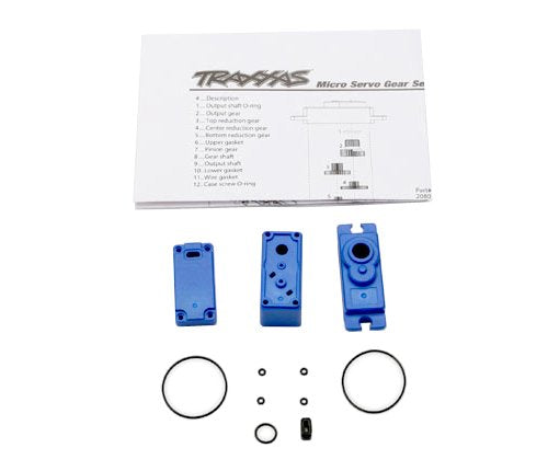 Traxxas Servo Case And Gaskets For 2080 Micro Waterproof Servo 2081