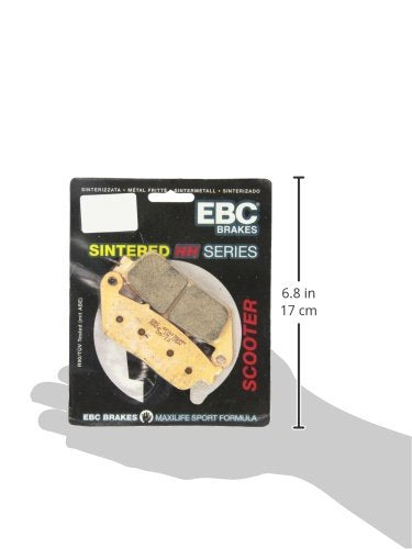 EBC Brakes SFA196HH Sintered Scooter Brake Pad, black, One-Size