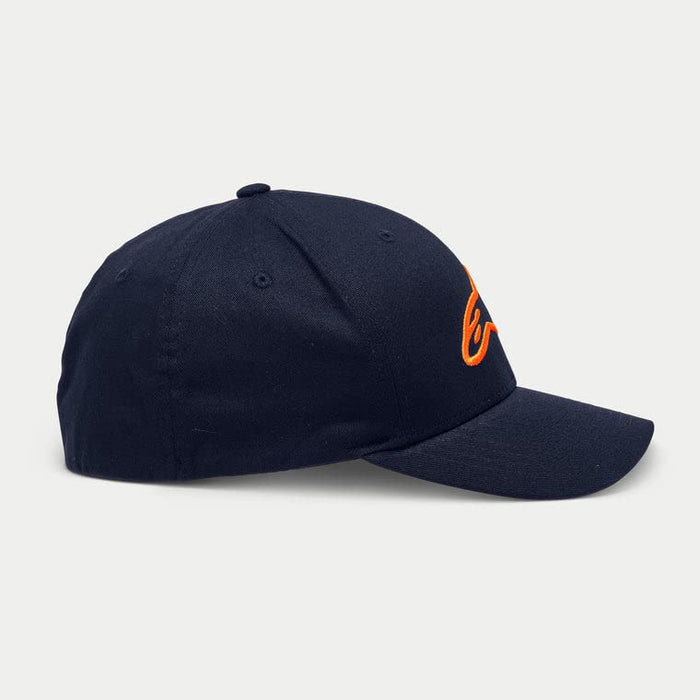 Alpinestars Standard Curve Hat Navy/Orange Sm/Md, Multi, one_Size