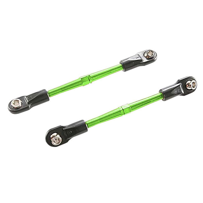 Traxxas 3139G Turnbuckles aluminum (green-anodized) toe links 59mm (2) (assembled w/ rod ends & hollow balls) (requires 5mm aluminum wrench #5477)