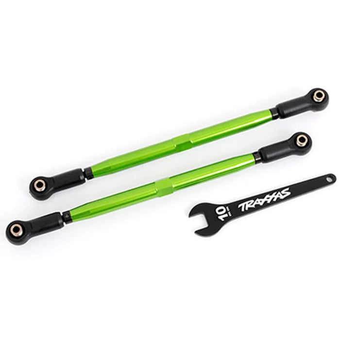 Traxxas 7897G Green Anodized Toe Links 7075-T6 Alum (2): X-Maxx WideMaxx Kit