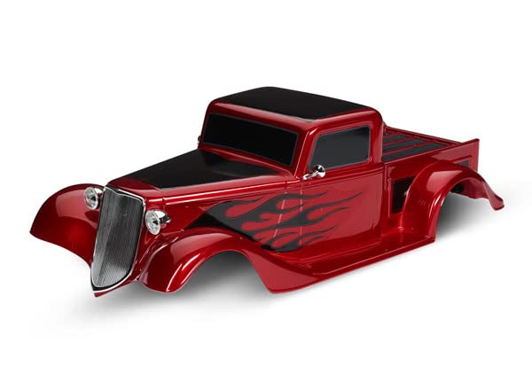 Traxxas Body '35 HOT Rod Truck Complete RED 9335R