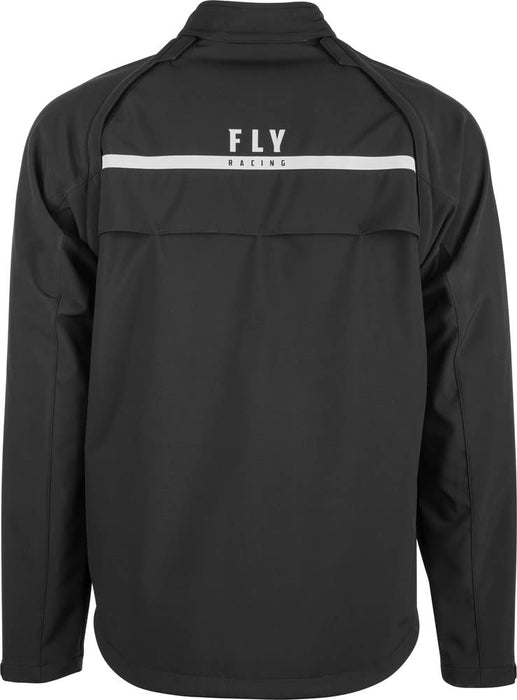 Fly Racing Patrol Softshell Jacket (Black, Small)