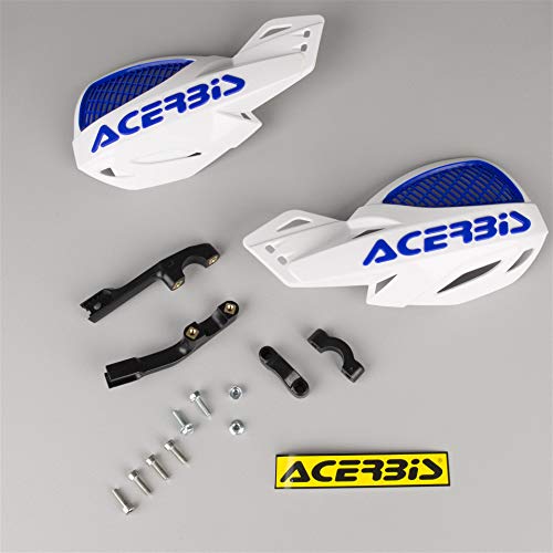 Acerbis 2072671029 White/Blue Vented Uniko Hand Guard