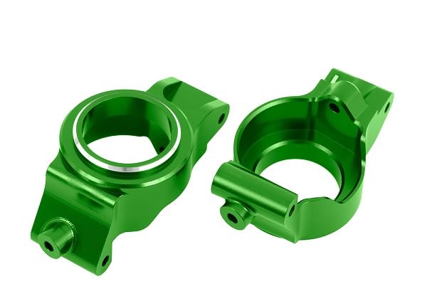 Traxxas 7832-GRN - Aluminum Caster Blocks (C-Hubs) Left/Right Green