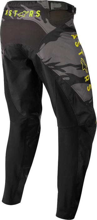 Alpinestars Youth Racer Tactical Pants Blk/Gray Camo/Ylw Fluo Sz 22 482-975522