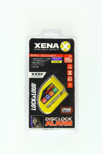 Xena Lock Disc Yel Alrm 6Mm Xzz6L-Y XZZ6L-Y