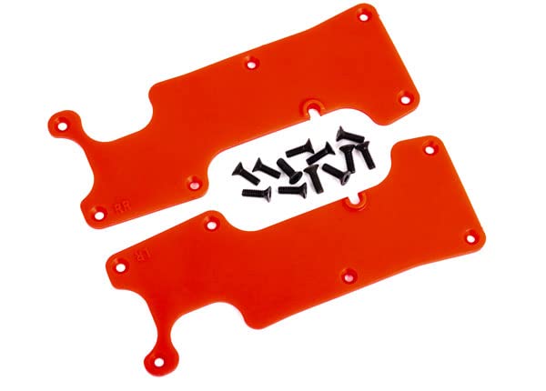 Traxxas 9634R Suspension Arm Covers Red Rear (Left and Right)/ 2.5x8 CCS (12)