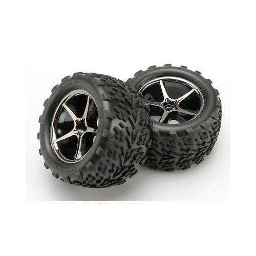 Traxxas 7174A 1/16 Scale Talon Tires Pre-Glued on Gemini Wheels (Pair)