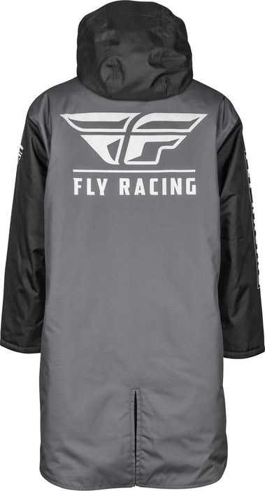 Fly Racing Pit Coat (Black/Grey, One Size)