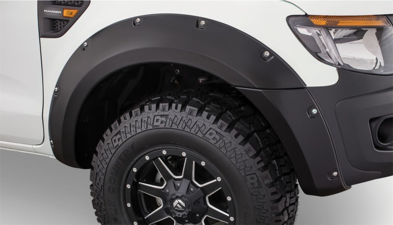 Bushwacker 11-15 Ford Ranger T6 Pocket Style Flares 4pc Black 20934-02