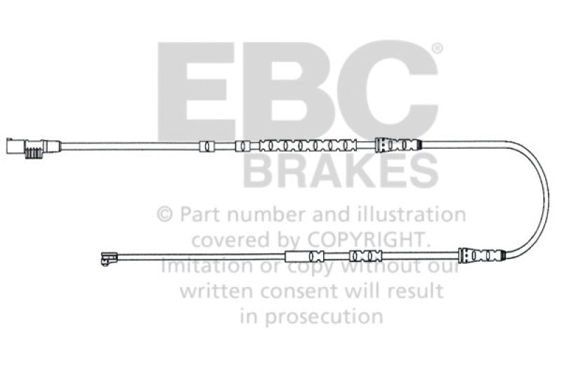 EBC 2010-2016 Fits BMW Z4 3.0L (E89) Front Wear Leads EFA144