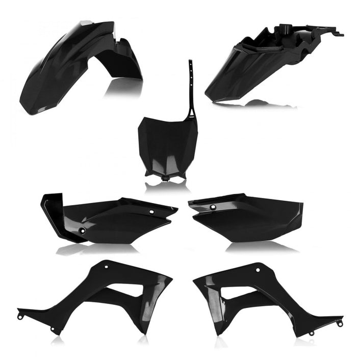 Acerbis Full Plastic Kit (Black) For 19-23 Honda Crf110F 2861930001