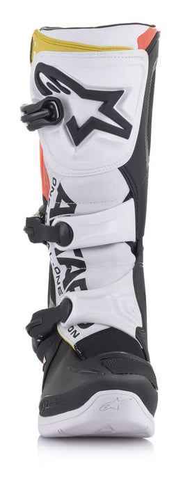 Alpinestars 2013018-1238-5 Tech 3 Boots Black/White/Red/Fluo Yellow Sz 05