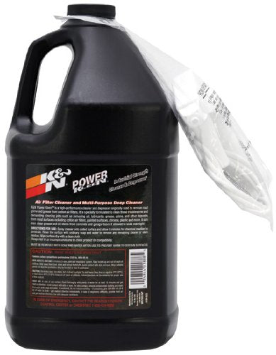 K&N Air Filter Cleaner and Degreaser: Power Kleen; 1 Gallon; Restore Engine Air Filter Performance, 99-0635