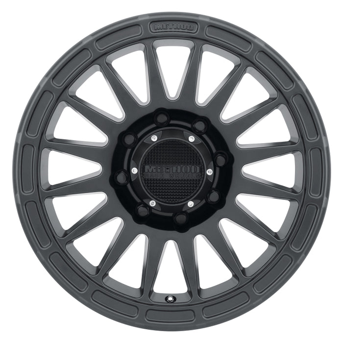 Method MR314 17x8.5 0mm Offset 8x6.5 130.81mm CB Matte Black Wheel MR31478580500