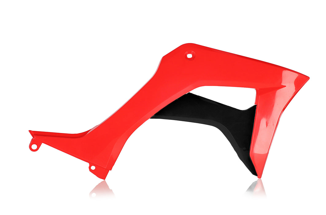 Acerbis Radiator Shroud Set (RED/BLACK) For 19-23 HONDA CRF110F