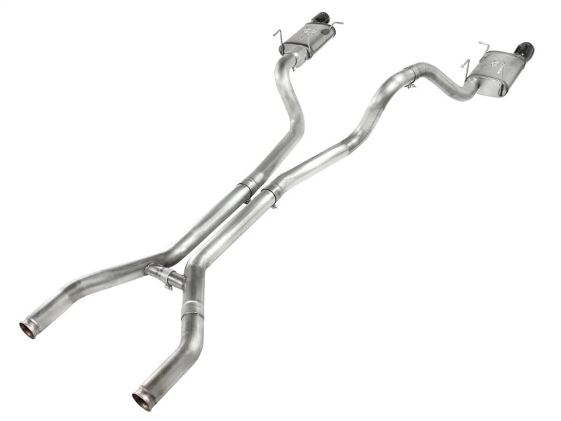 aFe MACHForce XP Cat-Back Exhaust 3in SS w/ Black Tips 11-14 Ford Mustang GT V8 5.0L 49-43049-B