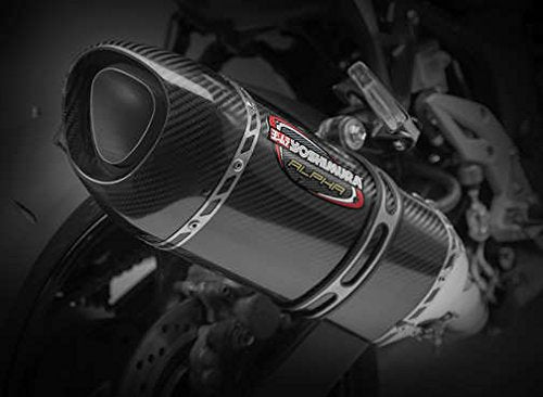 Yoshimura 960-1438 Exhaust Signature Alpha Slip-On Ss-Cf-Cf