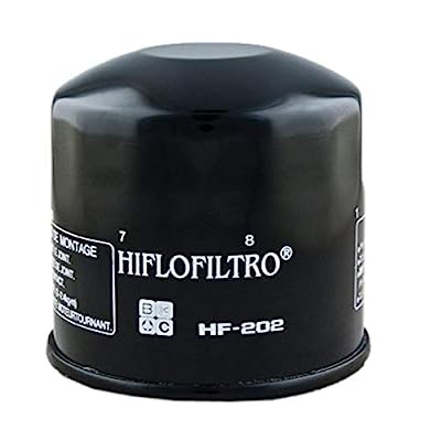Hiflofiltro Hf202 Premium Oil Filter, Black HF199