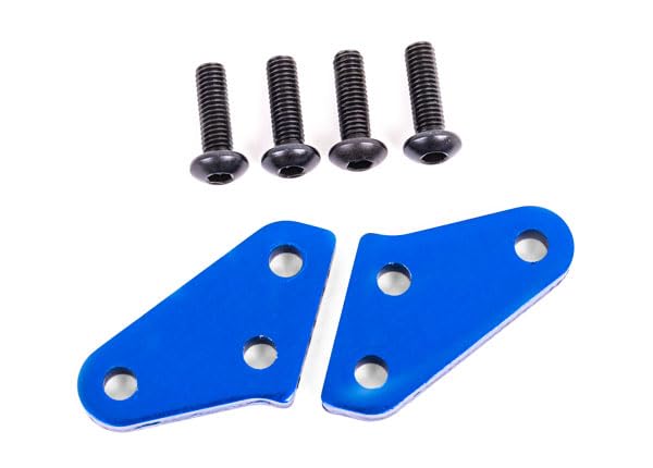 Traxxas 9636X - Aluminum Steering Block Arms (2) Blue