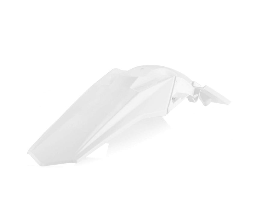 Acerbis Rear Fender (White) Compatible With 18-19 SUZUKI RMZ450