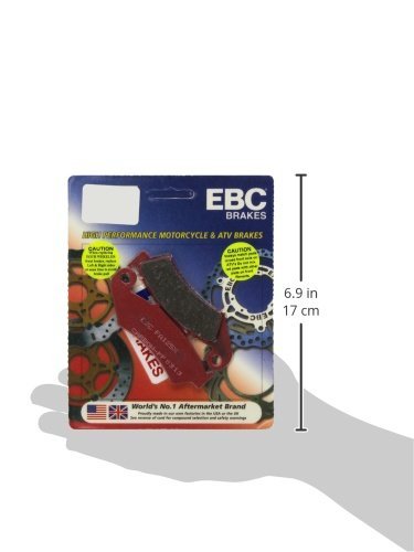 EBC Brakes FA125X Disc Brake Pad Set, Black, One-Size