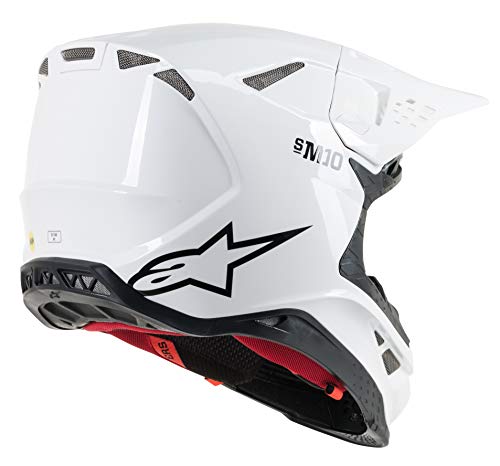 Alpinestars 8300319-2180-XS S.Tech S-M10 Solid Helmet White Xs